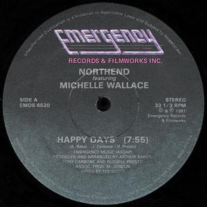 Single Cover Northend - Happy Days (feat. M. Wallace)