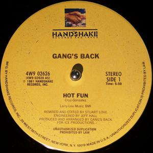 Single Cover Gang's Back - Hot Fun