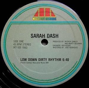 Single Cover Sarah - Low Down Dirty Rhythm Dash