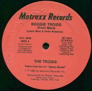 Single Cover The - Boogie Troids (from Mars) Troids