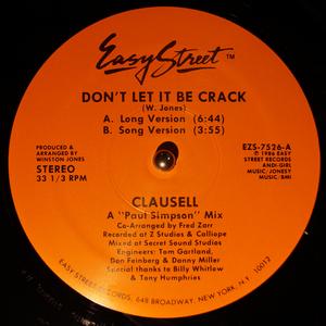 Single Cover Clausell - Don't Let It Be Crack