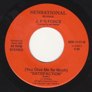 Single Cover J.p.'s Force - (you Give Me So Much)