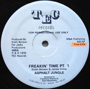 Single Cover Asphalt Jungle - Freakin' Time