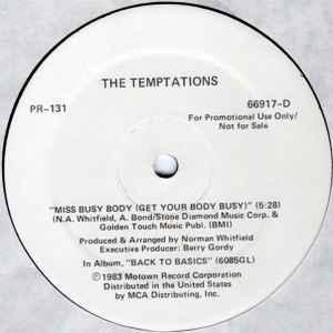 Single Cover The - Miss Busy Body (get Your Body Busy) Temptations