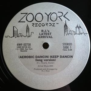 Single Cover R.j.'s Latest Arrival - (aerobic Dancin) Keep Dancin'