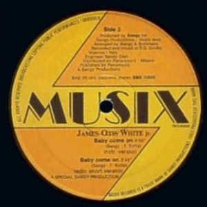 Single Cover James Otis - Baby Come On White Junior