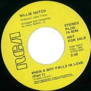 Single Cover Willie - When A Boy Falls In Love Hutch