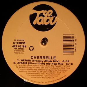 Single Cover Cherrelle - Affair