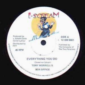 Single Cover Tony Worrell's Box Office - Everything You Do