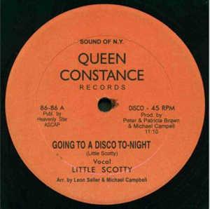 Single Cover Little Scotty - Going To A Disco To-night