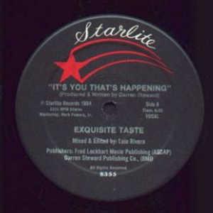 Single Cover Exquisite Taste - It's You That's Happening