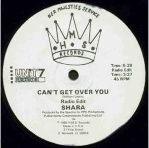 Single Cover Shara - Can't Get Over You