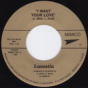 Single Cover Lavestia - I Want Your Love