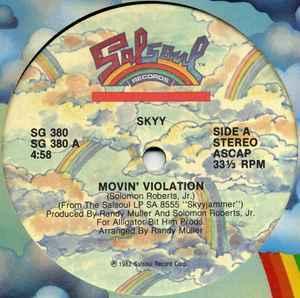 Single Cover Skyy - Movin' Violation