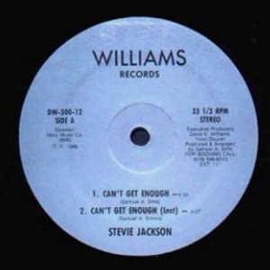 Single Cover Stevie - Can't Get Enough Jackson