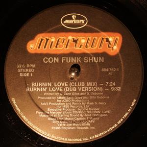 Single Cover Con Funk Shun - Burnin' Love