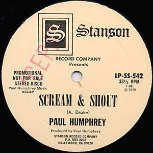 Single Cover Paul - Scream & Shout Humphrey