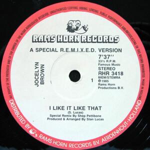Single Cover Jocelyn - I Like It Like That Brown