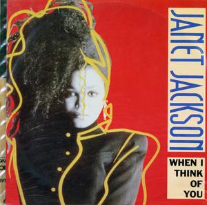 Single Cover Janet - When I Think Of You Jackson