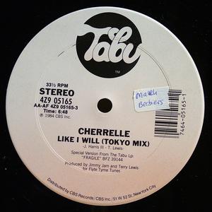 Single Cover Cherrelle - Like I Will (tokyo Remix)