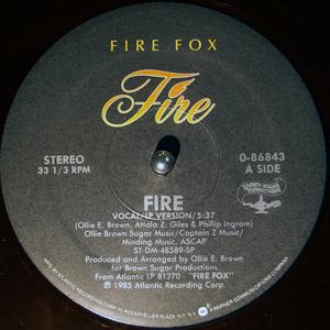 Single Cover Fire Fox - Fire