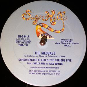 Single Cover Grandmaster Flash And The Furious Five - The Message