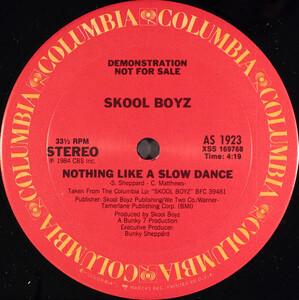 Single Cover Skool Boyz - Nothing Like A Slow Dance