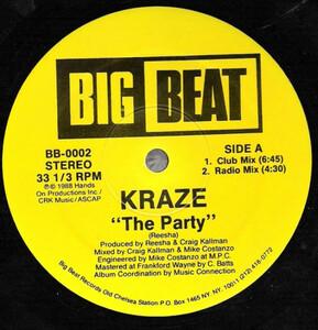 Single Cover Kraze - The Party