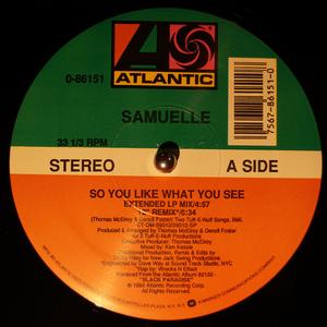 Single Cover Samuelle - So You Like What You See