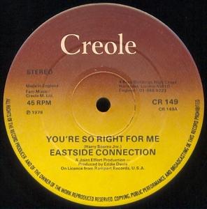 Single Cover Eastside Connection - You're So Right For Me