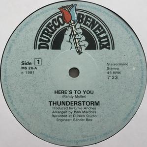 Single Cover Thunderstorm - Here's To You