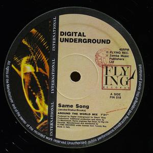 Single Cover Digital Underground - Same Song