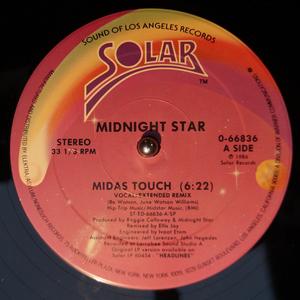 Single Cover Midnight Star - Midas Touch