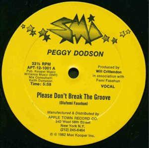 Single Cover Peggy - Please Don't Break The Groove Dodson