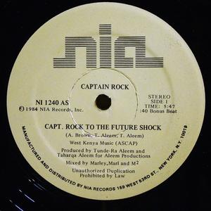 Single Cover Captain Rock - Captain Rock To The Future Shock