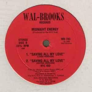 Single Cover Midnight Energy - Saving All My Love For You