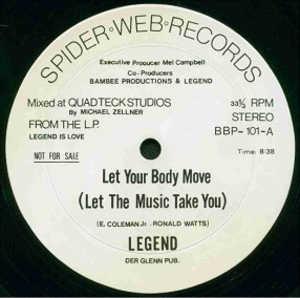 Single Cover Legend - Let Your Body Move (let The Music Take You)