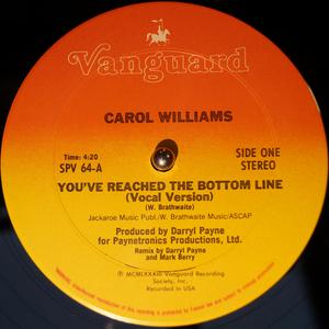 Single Cover Carol - You've Reached The Bottom Line Williams