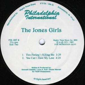 Single Cover The - You Can't Have My Love Jones Girls