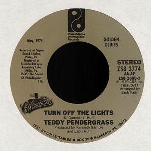 Single Cover Teddy - Turn Off The Lights Pendergrass