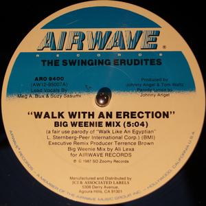 Single Cover The - Walk With An Erection Swinging Erudites