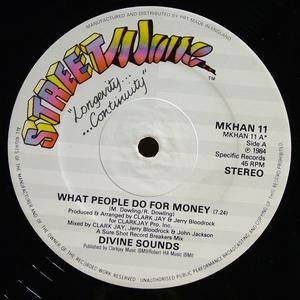 Single Cover Divine Sounds - What People Do For Money