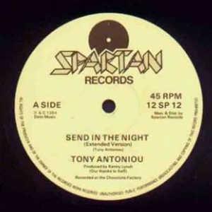 Single Cover Tony - Send In The Night Antoniou