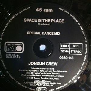 Single Cover Jonzun Crew - Space Is The Place