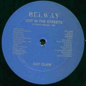 Single Cover Cat Claw - Out In The Streets