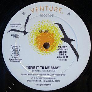 Single Cover Cheri - Give It To Me Baby