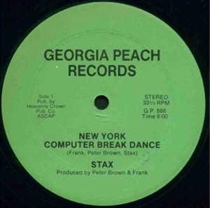 Single Cover Stax - New York Computer Break Dance