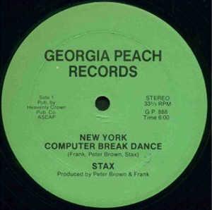 Single Cover Stax - New York Computer Break Dance