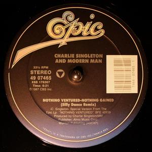 Single Cover Charlie - Nothing Ventured-nothing Gained Singleton