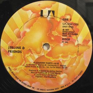 Single Cover Jerline And Friends - A Country Party